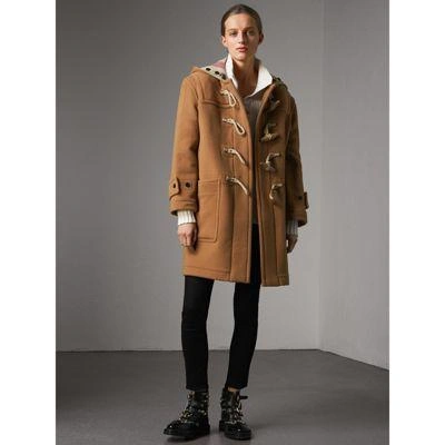 Burberry The Greenwich Duffle Coat In Mid Camel | ModeSens
