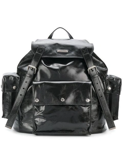 Saint Laurent Noe Backpack In Black
