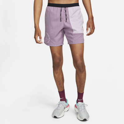 Mens Shorts Nike Wild Run Shorts Purple Nike Dri-fit Wild Run Flex