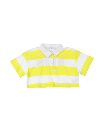 Msgm Polo Shirt  Kids Kids In Yellow