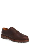 Vince Camuto 'langdon' Derby In Dark Rust Tumbled Leather