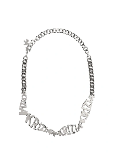 K Krizia Metal Necklace - Atterley In Silver