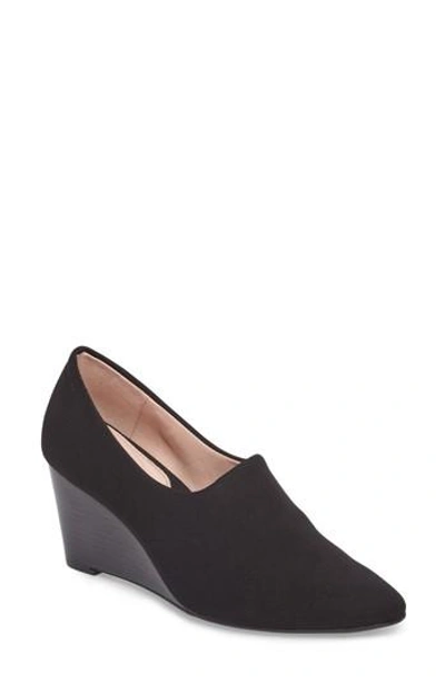 Taryn Rose Yvonne Pointy Toe Wedge In Nocolor