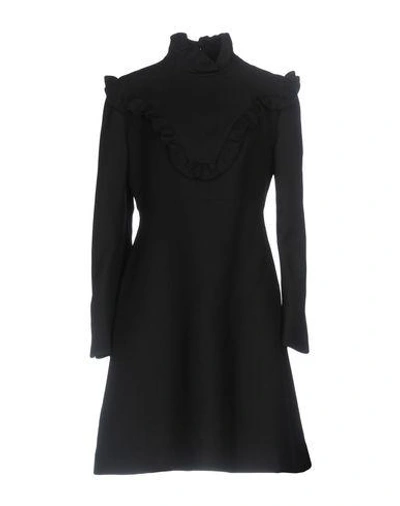 Fendi Short Dresses In Black