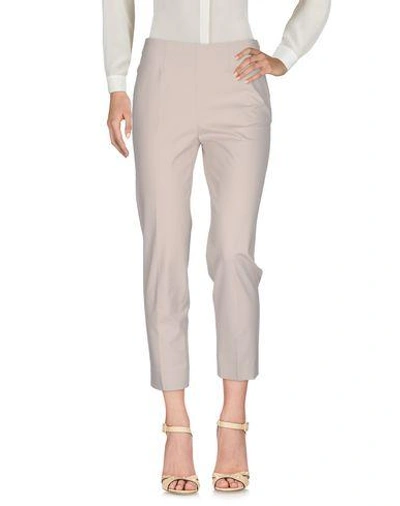 Piazza Sempione Cropped Pants & Culottes In Beige