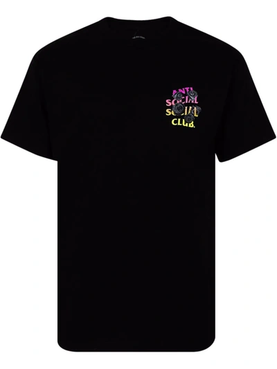 Anti Social Social Club Produce Short-sleeve T-shirt In Black