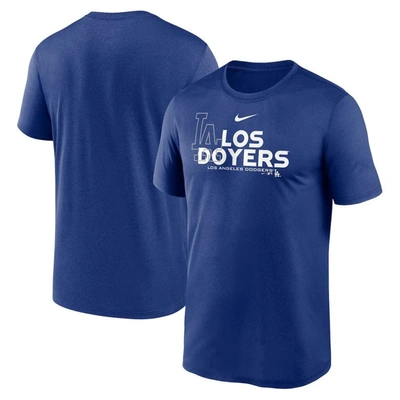 Nike Men's Royal Los Angeles Dodgers Local Rep Legend T-shirt