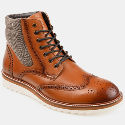 Thomas & Vine Men's Rockland Wingtip Ankle Boot Men's Shoes In Brown