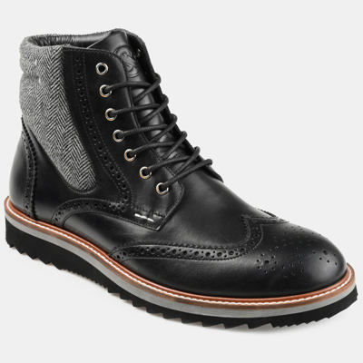 Thomas & Vine Thomas And Vine Rockland Wingtip Ankle Boot In Black