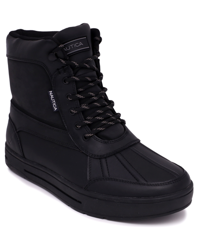 Nautica Men's Dazo Duck Boots Men's Shoes In Black