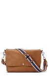 Shinola Canfield Leather Messenger Bag In Tan