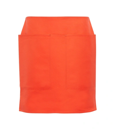 Max Mara Bevanda Skirt In Orange