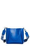Stella Mccartney Eco Mini Faux Leather Crossbody Bag In 4370 Jewel Blue