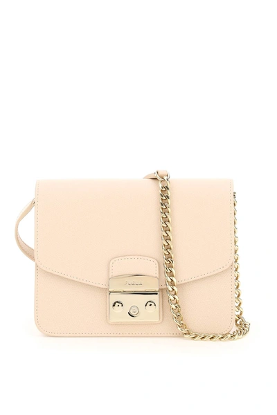 Furla Metropolis Small Crossbody Bag In Pink