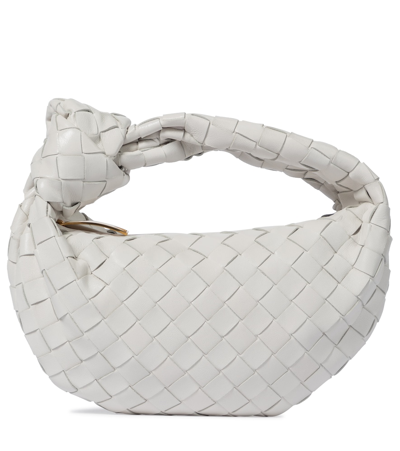 Bottega Veneta Jodie Mini Leather Tote In White