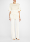 Simkhai 'delphine' Compact Macrame Fringe Top In Ivory