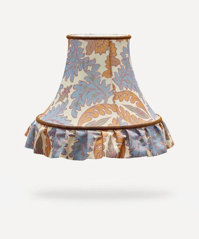 House Of Hackney Emania Cotton-linen Large Petticoat Lampshade In Azurite