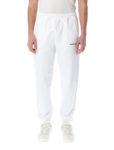 Helmut Lang White Cotton Lounge Pants In Weiss