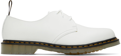 Dr. Martens' White 1461 Iced Smooth Leather Oxfords