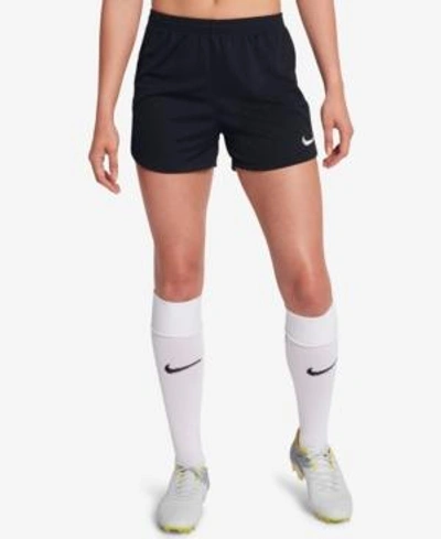 Nike Dry Academy Soccer Shorts In Black/white
