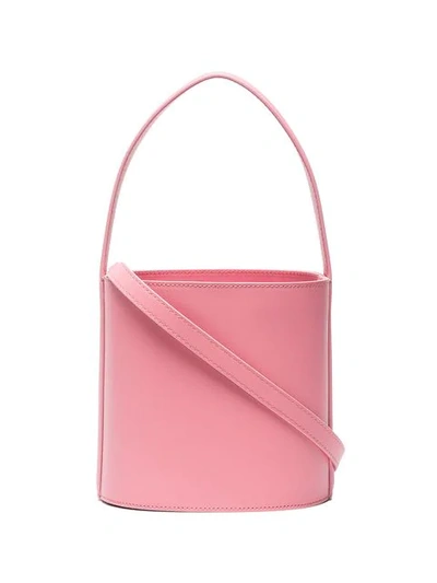 Staud Ladies Pink Bissett Leather Bucket Bag