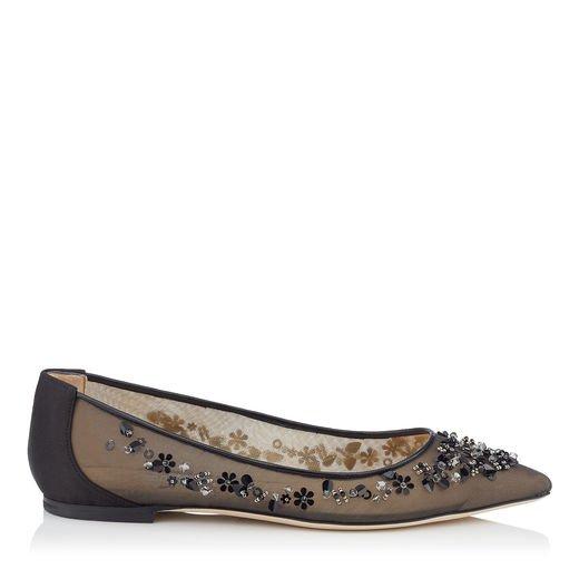 jimmy choo sequin flats
