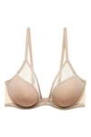 Natori Women's Escape Spacer Underwire T-shirt Bra 721267 In Cafe