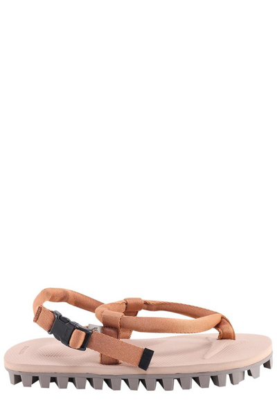 Suicoke Gut Slide-buckle Sandals In Brown