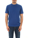 Drumohr Basic Cotton T-shirt In Blue