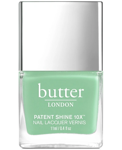 Butter London Patent Shine 10x Nail Lacquer In Good Vibes (soft Sage Crème)