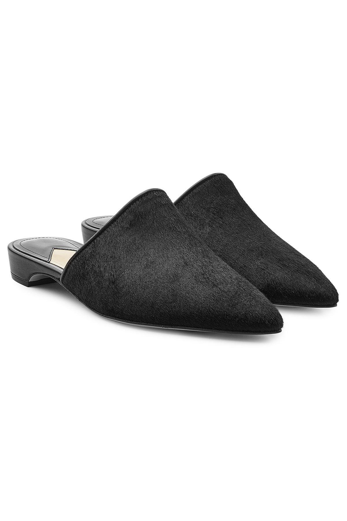 calf hair mules
