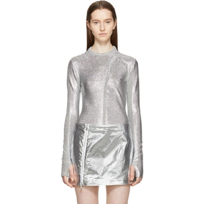 Paco Rabanne Pullover With Metallic Thread