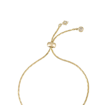 Ettika 18k Gold Plated Starburst Adjustable Bracelet