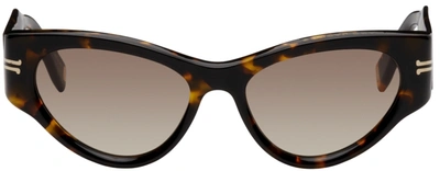 Marc Jacobs Tortoiseshell Cat-eye Sunglasses In 086-ha Havana