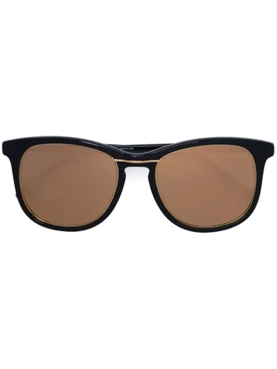 Linda Farrow Wilmott Wire Detail Sunglasses In Black