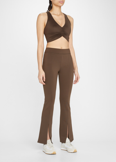 ALO Yoga, Pants & Jumpsuits, Alo Taupe Airbrush High Waisted Flutter  Legging