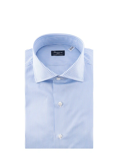 Finamore Shirt In Azzurro