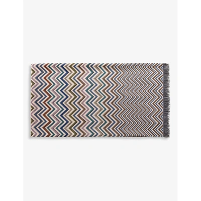 Missoni Multi-coloured Antwan Zigzag Wool-blend Throw 140cm X 200cm