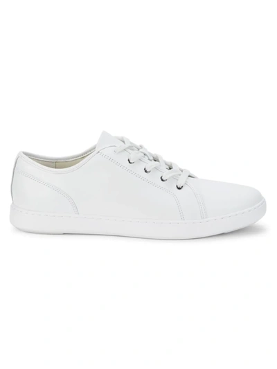 Fitflop Men's Christophe Tumbled Leather Sneakers In Urban White