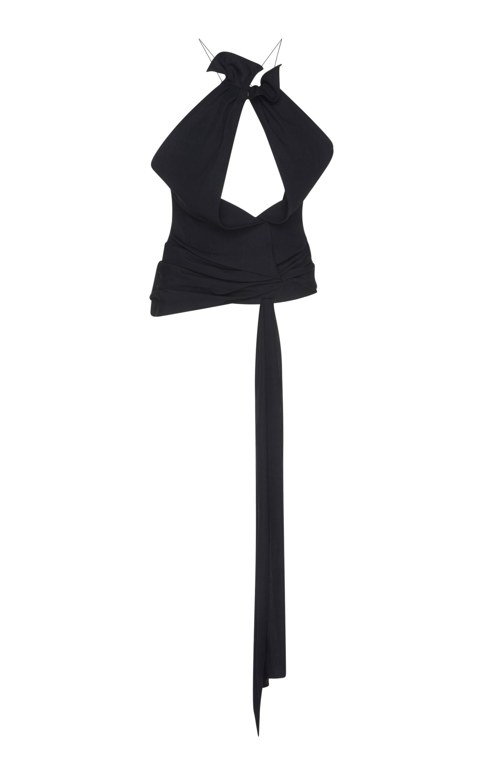Jacquemus Keyhole Blouse In Black | ModeSens