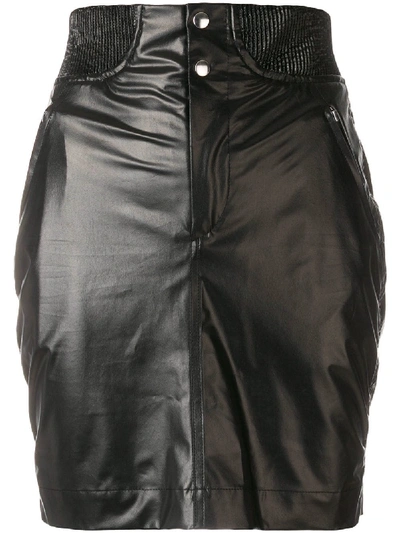 Isabel Marant Amel High-rise Mini Skirt In Black