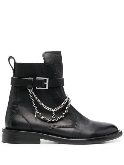Zadig & shop voltaire biker boots