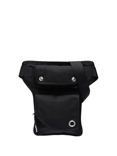 Helmut Lang Foldover pocket Belt Bag In Black ModeSens