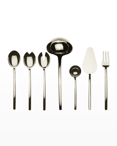 Mepra Due 7-piece Serving Set In Champagne