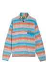 Patagonia Synchilla Snap-t Fleece Pullover In Laughing Waters Filter Blue