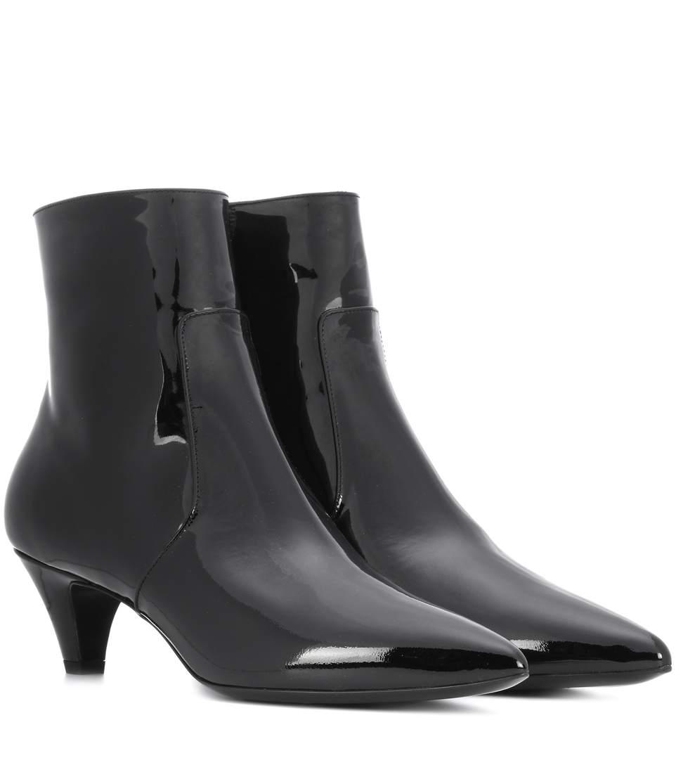 Calvin Klein 205w39nyc Kat Patent Leather Ankle Boots In Black | ModeSens