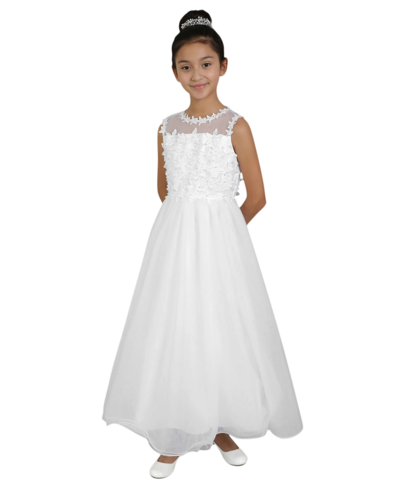 Us Angels Little Girls The Regina Communion Dress In White