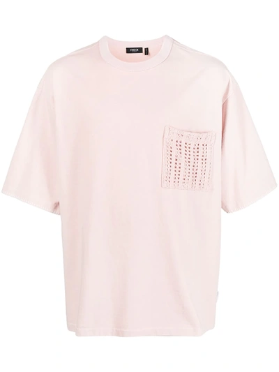 Five Cm Pocket-detail Short-sleeved T-shirt In Rosa