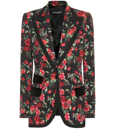 Dolce & Gabbana Floral-printed Blazer