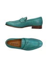 A.testoni Loafers In Turquoise